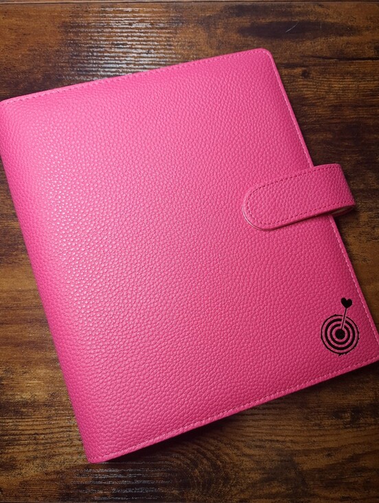 Other - Planner Binder A5 Hot Pink, Budget Binder, Organizer